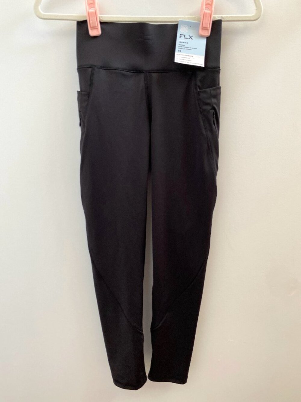 FLX Black Ascent High Rise Leggings NWT XSmall